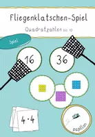 Vorschau - Spiele - Quadratzahlen Fliegenklatschenspiel - Deckblatt