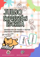 Vista previa - Juegos / Gamificación - LAPBOOK JUEGO EXPRESIÓN ESCRITA CAST/CAT - Portada