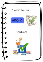 Vorschau - Arbeitsblätter - Quali-Vorbereitung Mathe Checklisten - Deckblatt