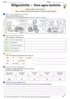 Vorschau - Arbeitsblätter - Bildgeschichten Unfälle Klasse 2/3 – Materialpaket Schreiben - Seite 2