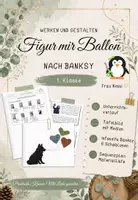 Vorschau - Stundenentwürfe - Banksy - Figur mit Ballon -Werken und Gestalten 1. Klasse - Deckblatt
