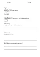 Vorschau - Stundenentwürfe - Sachtexte Klasse 3 - Blumen | Arbeitsblätter Deutsch - Seite 3