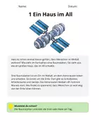 Vorschau - Unterrichtsreihen - Sachtexte Klasse 3 - Raumstation | Arbeitsblätter Deutsch - Seite 2