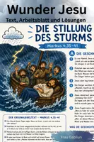 Vorschau - Arbeitsblätter - Wundergeschichten Jesu: Stillung des Sturms - Deckblatt