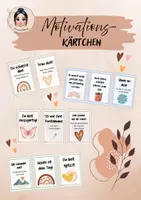 Vorschau - Bildkarten - Kleine Motivationskärtchen - Deckblatt