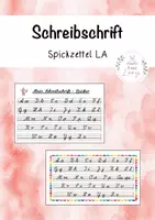 Vorschau - Poster - Schreibschrift Spickzettel LA - Deckblatt