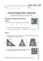 Vorschau - Arbeitsblätter - ZP 10 Generalprobe 2026 mit QR-Codes - Deckblatt