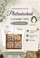 Vorschau - Stundenentwürfe - Ton Plattentechnik - 3-Gewinnt - Werken und Gestalten 3. bis 6. Klasse - Deckblatt