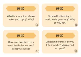 Vorschau - Spiele - Conversation Cards – Englisch Sprechen üben für die Klasse - Seite 1