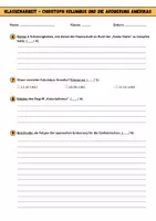 Vorschau - Test - Klassenarbeit - Christop Kolumbus und die Entdeckung und Eroberung Amerikas - Seite 2