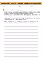Vorschau - Test - Klassenarbeit - Christop Kolumbus und die Entdeckung und Eroberung Amerikas - Seite 3