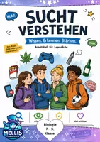 Vorschau - Arbeitsblätter - Sucht & Drogen verstehen: Alkohol, Cannabis, Vapes & Mediensucht biologisch erklärt | Biologie Klasse 7–9 - Deckblatt