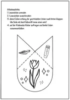 Vorschau - Mal- und Bastelvorlagen - Frühblüher Lesezeichen Ecken große Sammlung zum Ausmalen und Basteln - Seite 2