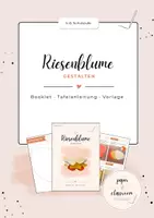 Vorschau - Arbeitsblätter - Riesenblume Kunstprojekt – Booklet, Tafelmaterial & Vorlage - Deckblatt