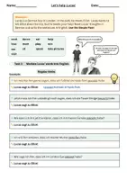 Vorschau - Arbeitsblätter - Übungseinheit zum Simple Past (regelmäßige unregelmäßige Verben) - Seite 2