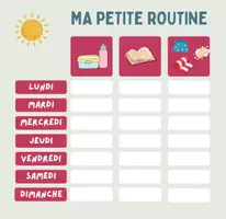 Aperçu - Apprentissages en autonomie - Outil "ma petite routine" pour devenir autonome dans la préparation de ses affaires (niveau maternelle) - Page de couverture