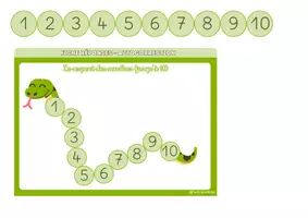 Aperçu - Jeux - Le serpent des nombres – Atelier autonome MS/GS - Page 3