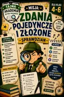 zapowiedź - SPRAWDZIAN 4-6 - zdanie pojedyncze i złożone - obwoluta