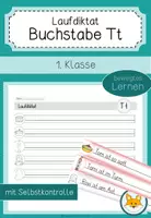 Vorschau - Spiele - Laufdiktat Buchstabe Tt für die 1. Klasse - Deckblatt