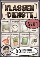 Vorschau - Poster - Klassendienste Klasse 6 7 8 9 - Deckblatt