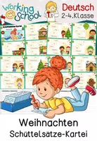 Vorschau - Stationenlernen - Weihnachten Schüttelsätze | Karteikarten Weihnachten | Deutsch Klasse 1-4 - Deckblatt