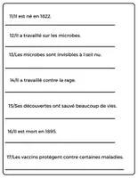Aperçu - Cartes / Images - r Texte Louis Pasteur est un célèbre scientifique français - Page 3