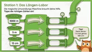 Vorschau - Arbeitsblätter - Mathe-Rallye: Messen & Größen Übungsheft (Klasse 3) - Stationenlernen - Seite 2