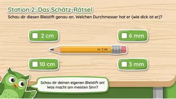 Vorschau - Arbeitsblätter - Mathe-Rallye: Messen & Größen Übungsheft (Klasse 3) - Stationenlernen - Seite 3
