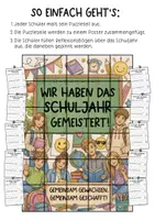 Vorschau - Arbeitsblätter - Schuljahresende Kooperatives Poster Klasse 5 6 - Seite 1