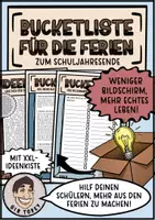 Vorschau - Arbeitsblätter - Schuljahresende Bucketliste Sommerferien - Deckblatt