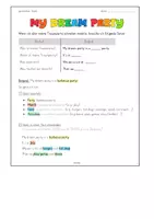 Vorschau - Arbeitsblätter - Writing: My Dream Party (Materialpaket) - Seite 1