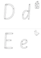 Vorschau - Arbeitsblätter - Buchstaben zum Nachspuren und richtig schreiben lernen - Sprache Stein Papier 1 - Seite 2