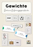 Vorschau - Stationenlernen - Gewichte | Domino Referenzgegenstände - Deckblatt