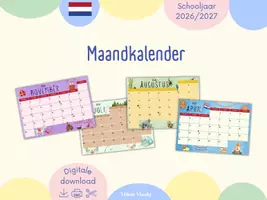 Voorbeeld - Maandkalender 2026/2027 - Voorblad