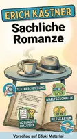 Vorschau - Arbeitsblätter - „Sachliche Romanze“ – Lyrikanalyse (mit Hilfskarten) - Deckblatt
