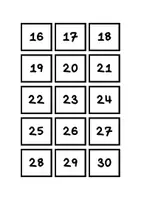 Vorschau - Bildkarten - Zahlenkärtchen 1–30 für den Unterricht – Gruppenbildung, Auslosen & Classroom Management | Freebie - Seite 2