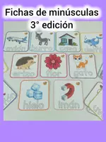 Vista previa - Juegos / Gamificación - Fichas de minúsculas 3 edición - Portada