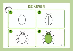 Voorbeeld - KleuterKlaar| Kriebelbeestjes: stappenplan kriebelbeestjes - Pagina 2