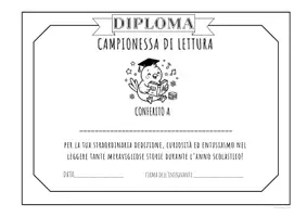 anteprima - Altro tipo di materiale - Diplomi fine anno da colorare. Materiale inclusivo - Pagina 2