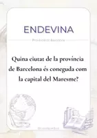 Vista previa - Unidades / Secuencias / Situaciones de Aprendizaje - 🌍 Descobreix la província de Barcelona! (joc de cartes) - página 3