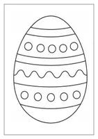 Vorschau - Mal- und Bastelvorlagen - Malvorlagen Ostern 1 einfach - Seite 2