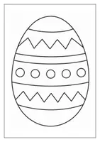 Vorschau - Mal- und Bastelvorlagen - Malvorlagen Ostern 1 einfach - Seite 3