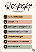 Vorschau - Poster - Respekt - Was bedeutet das? - Deckblatt