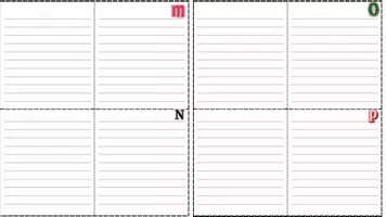 anteprima - Materiale di supporto/inclusione - IL MIO DIZIONARIO (MODELLO DA STAMPARE E RILEGARE) - Pagina 3