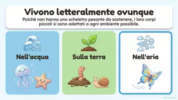 anteprima - Esercizi - GLI ANIMALI INVERTEBRATI - Materiali didattici illustrati. - Pagina 3