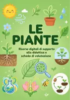 anteprima - Esercizi - LE PIANTE - Materiali didattici illustrati. - Pagina di copertina