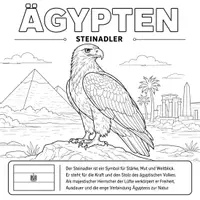 Vorschau - Mal- und Bastelvorlagen - Nationaltiere Afrika Ausmalbilder (54 Malvorlagen) inkl. Stundenentwurf (PDF) - Seite 1