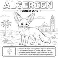 Vorschau - Mal- und Bastelvorlagen - Nationaltiere Afrika Ausmalbilder (54 Malvorlagen) inkl. Stundenentwurf (PDF) - Seite 2
