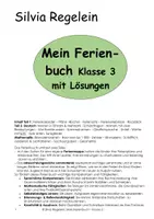 Vorschau - Arbeitsblätter - Mein Ferienbuch Klasse 3: Deutsch / Mathe - Deckblatt