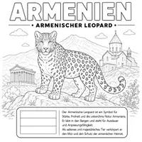 Vorschau - Mal- und Bastelvorlagen - Materialpaket Nationaltiere der Welt Ausmalbilder (196 Malvorlagen) - Seite 3